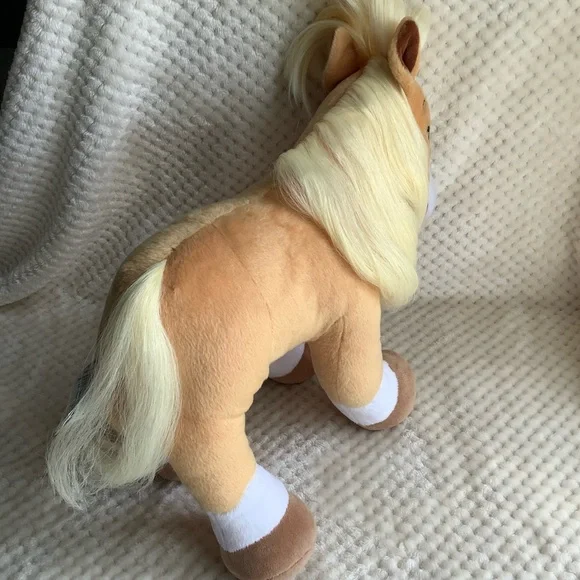Build A Bear Workshop Plush Horses and  Hearts Riding Club Palomino Horse Pony - Picture 6 of 16